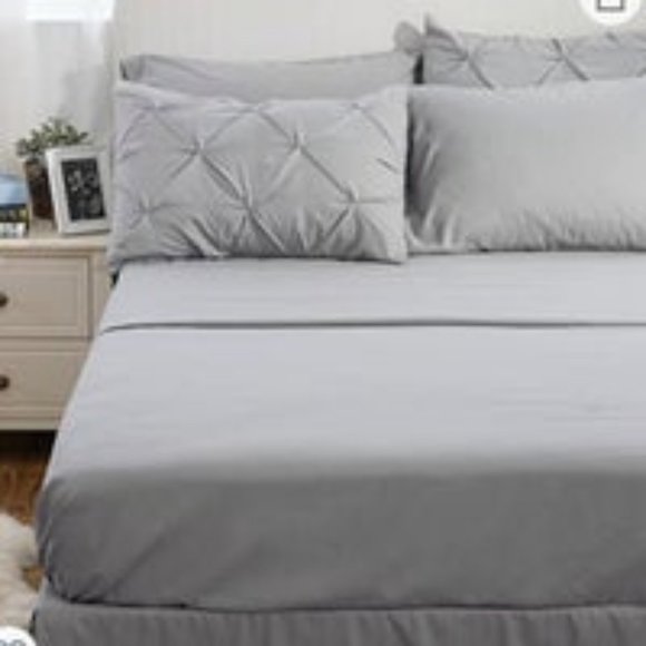 Dark grey sheet set- King - Picture 2 of 2